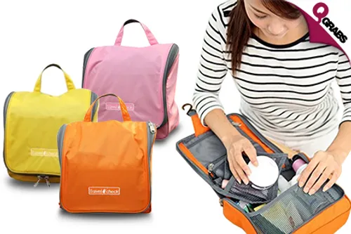From QR39 Add Some Space with a Multi-Compartment Toiletry Bag - Choose from 3 Nifty Colors! (Up to QR297 Value)